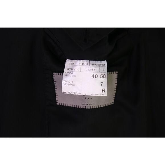 Canali 1934 Travel Water Resistant Black Woven 2-Btn Wool Blazer Jacket 44R - Picture 9 of 11